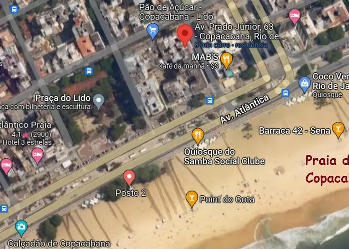 Apartamento Em Copacabana Na Quadra Da Praia Apartamento Rio de Janeiro